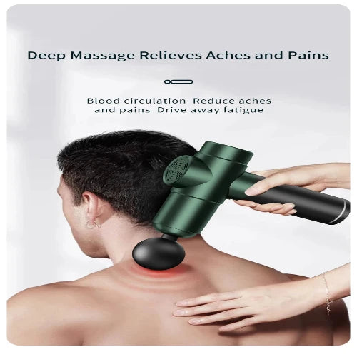 Deep Tissue Massage Gun – Handheld Muscle Massager with LCD Display for Back, Neck & Body Pain Relief