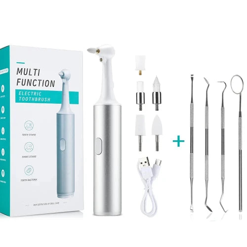 5-in-1 Electric Tooth Polisher & Tartar Remover – USB Rechargeable