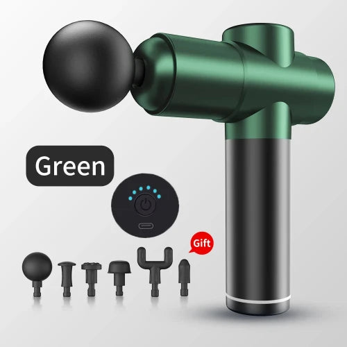 Deep Tissue Massage Gun – Handheld Muscle Massager with LCD Display for Back, Neck & Body Pain Relief